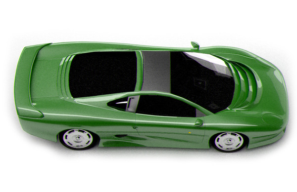 3d model xj 220 - Jaguar XJ 220 Low-Poly by Oscar Johansson